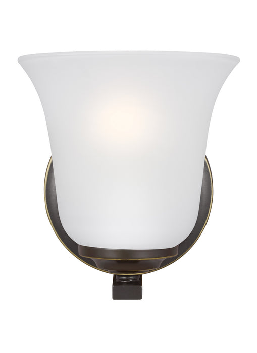 Generation Lighting 4139001-710 One Light Wall / Bath Sconce, Bronze