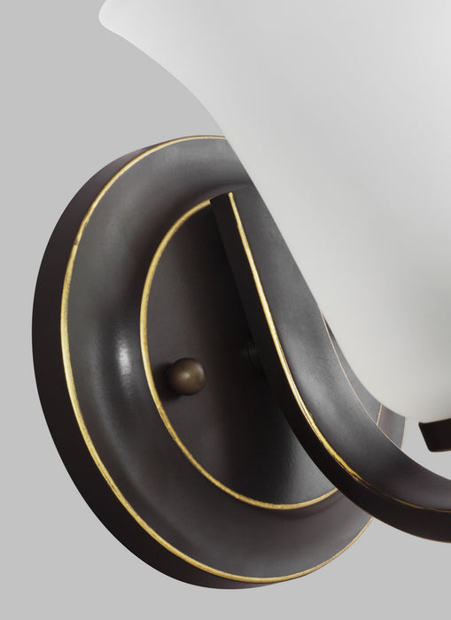 Generation Lighting 4139001EN3-710 One Light Wall / Bath Sconce, Bronze