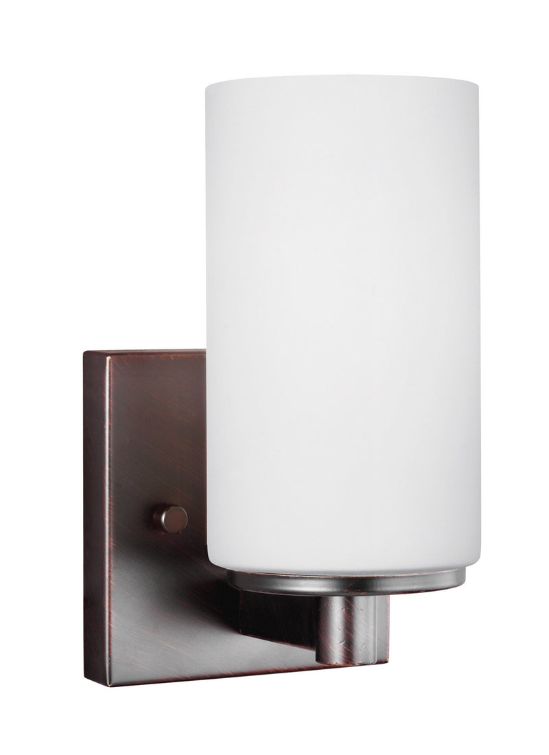 Generation Lighting 4139101EN3-710 One Light Wall / Bath Sconce, Bronze