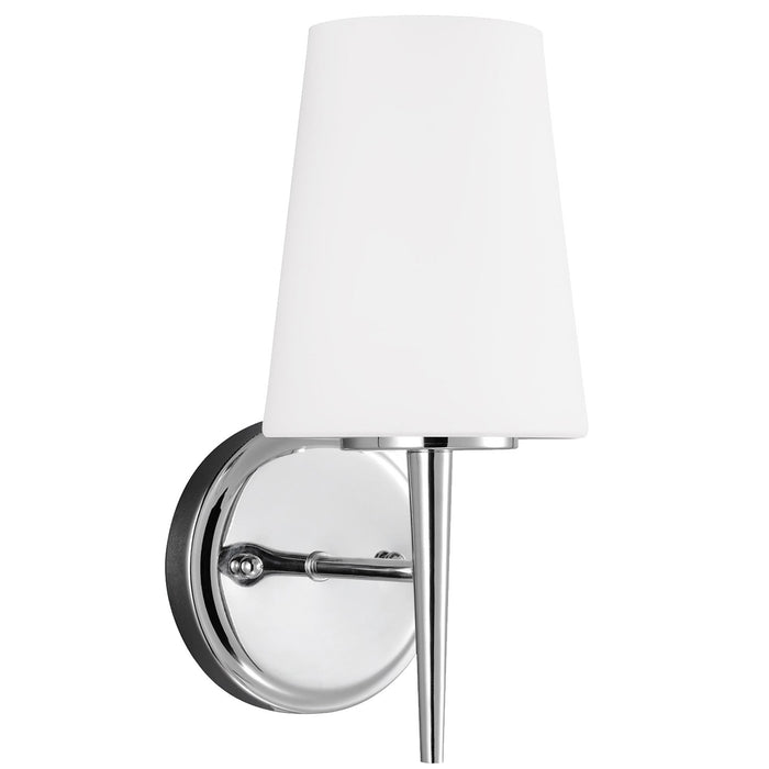 Generation Lighting 4140401EN3-05 One Light Wall / Bath Sconce, Chrome