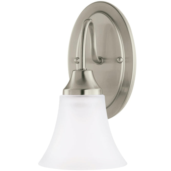 Generation Lighting 41806EN3-962 One Light Wall / Bath Sconce, Brushed Nickel