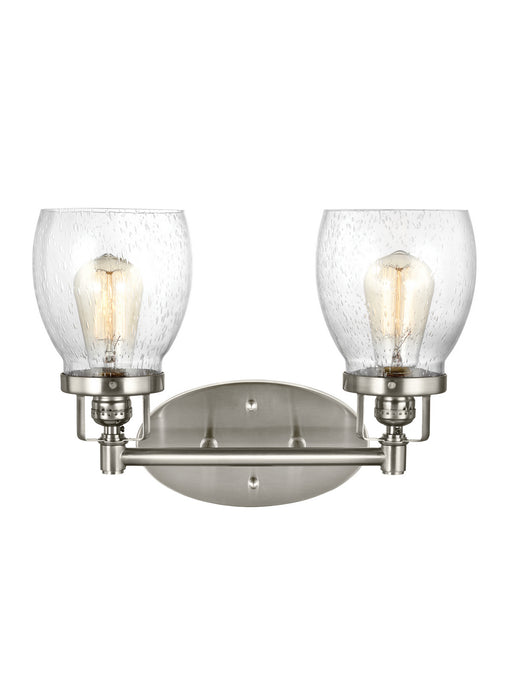 Generation Lighting 4414502-962 Two Light Wall / Bath, Brushed Nickel