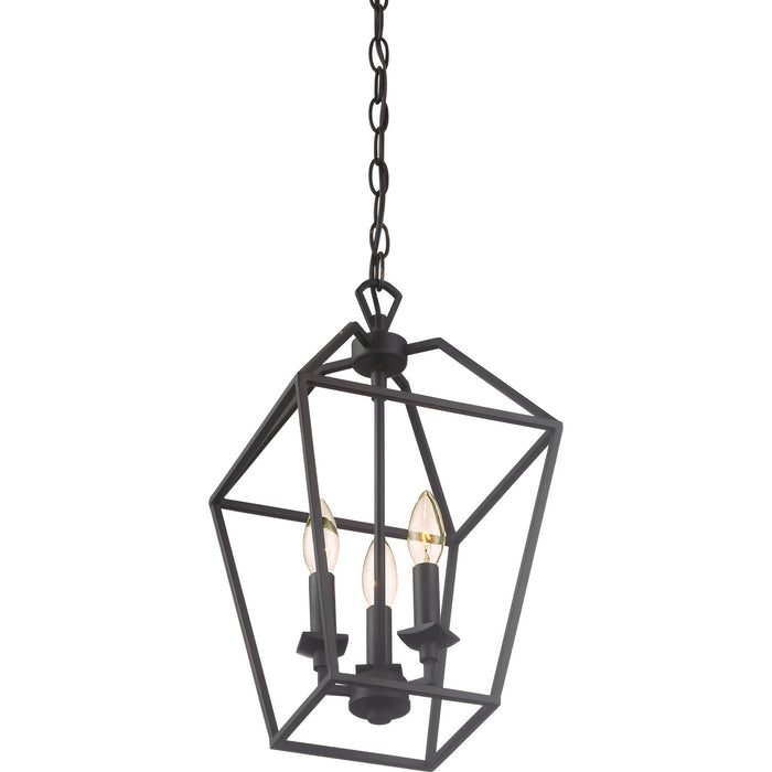 Quoizel AVY5203PN Three Light Foyer Pendant, Palladian Bronze