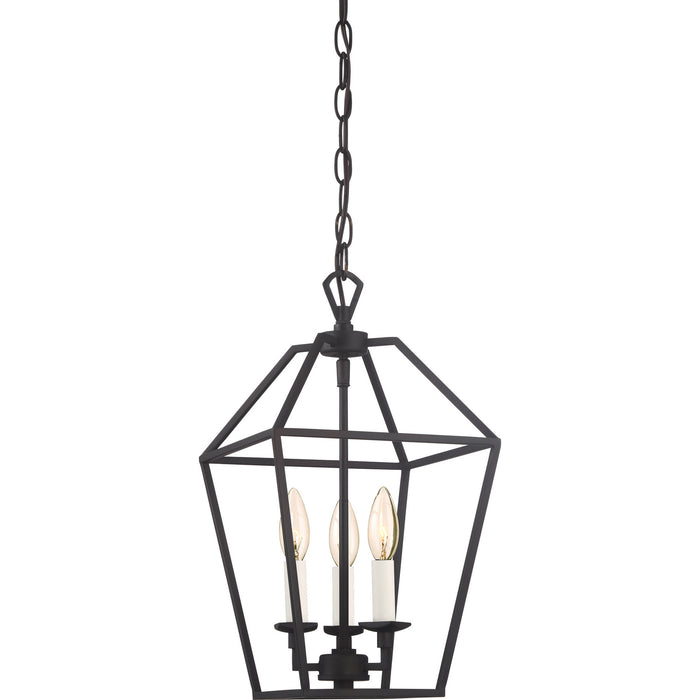 Quoizel AVY5203PN Three Light Foyer Pendant, Palladian Bronze