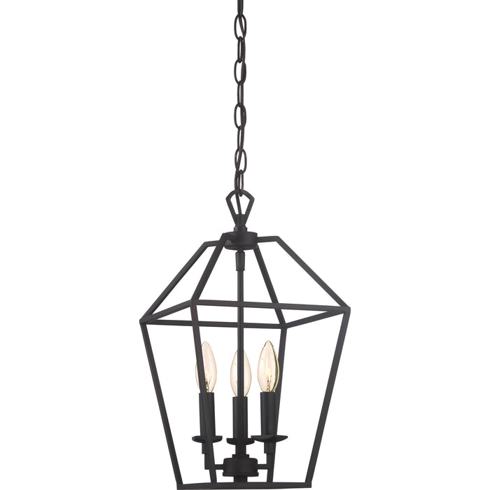 Quoizel AVY5203PN Three Light Foyer Pendant, Palladian Bronze