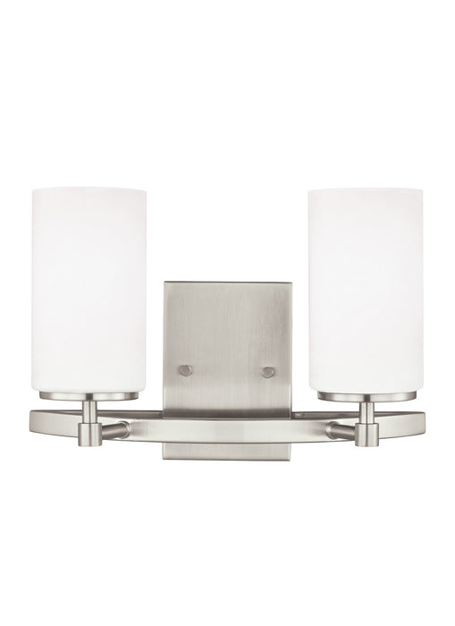 Generation Lighting 4424602EN3-962 Two Light Wall / Bath, Brushed Nickel