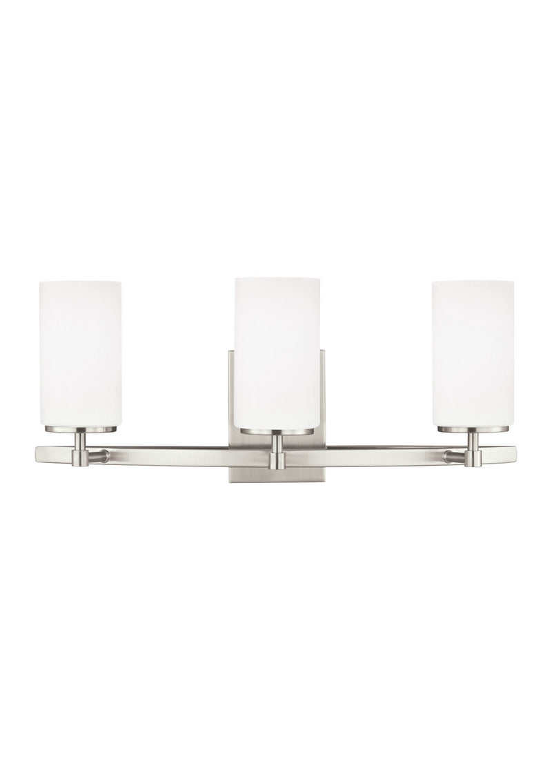 Generation Lighting 4424603EN3-962 Three Light Wall / Bath, Brushed Nickel