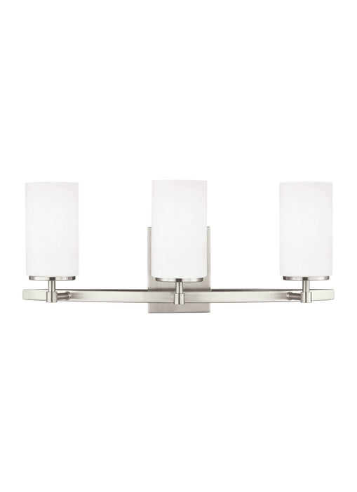 Generation Lighting 4424603EN3-962 Three Light Wall / Bath, Brushed Nickel