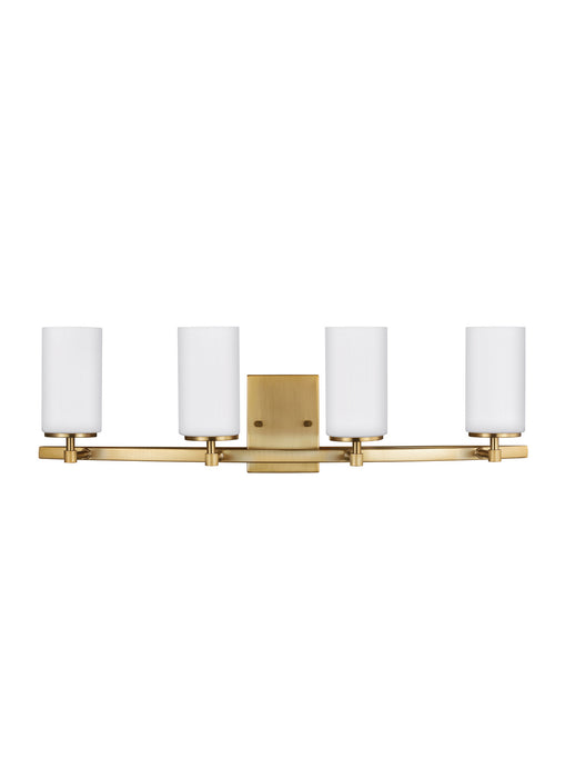 Generation Lighting 4424604-848 Four Light Wall / Bath, Satin Brass