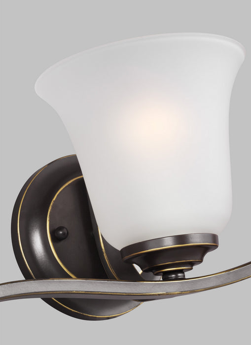 Generation Lighting 4439003EN3-710 Three Light Wall / Bath, Bronze