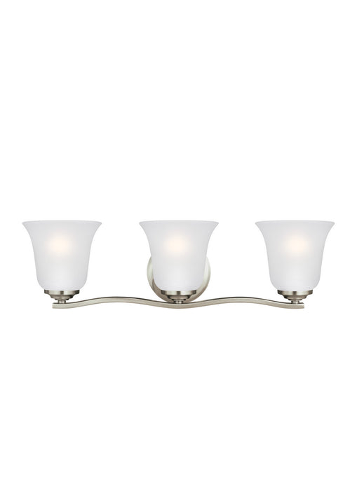Generation Lighting 4439003EN3-962 Three Light Wall / Bath, Brushed Nickel