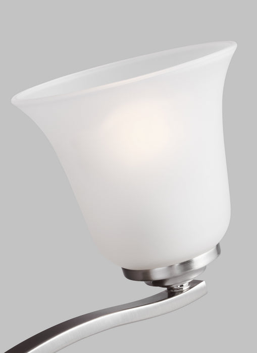 Generation Lighting 4439004-962 Four Light Wall / Bath, Brushed Nickel