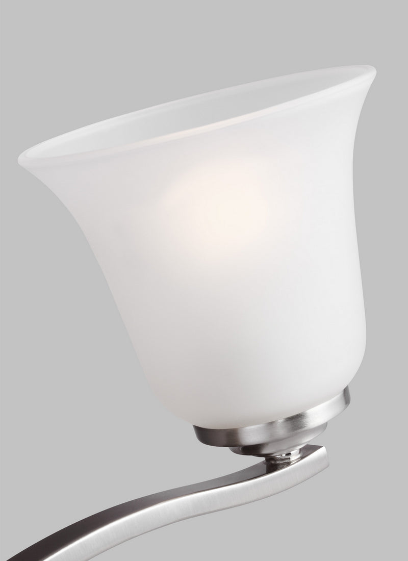 Generation Lighting 4439004EN3-962 Four Light Wall / Bath, Brushed Nickel