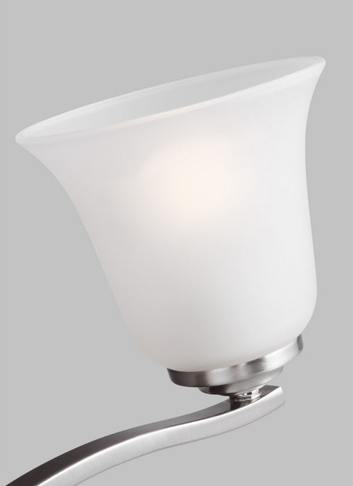 Generation Lighting 4439004EN3-962 Four Light Wall / Bath, Brushed Nickel