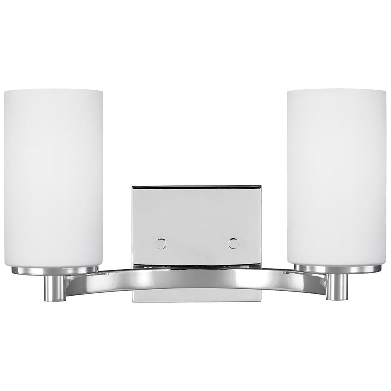 Generation Lighting 4439102-05 Two Light Wall / Bath, Chrome
