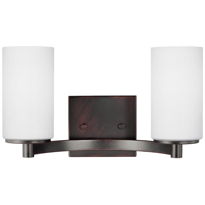 Generation Lighting 4439102EN3-710 Two Light Wall / Bath, Bronze