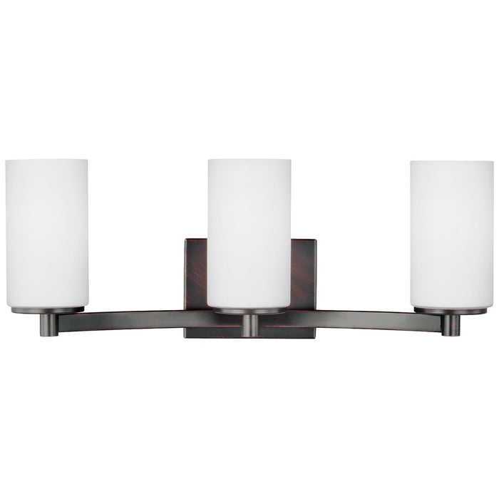 Generation Lighting 4439103-710 Three Light Wall / Bath, Bronze