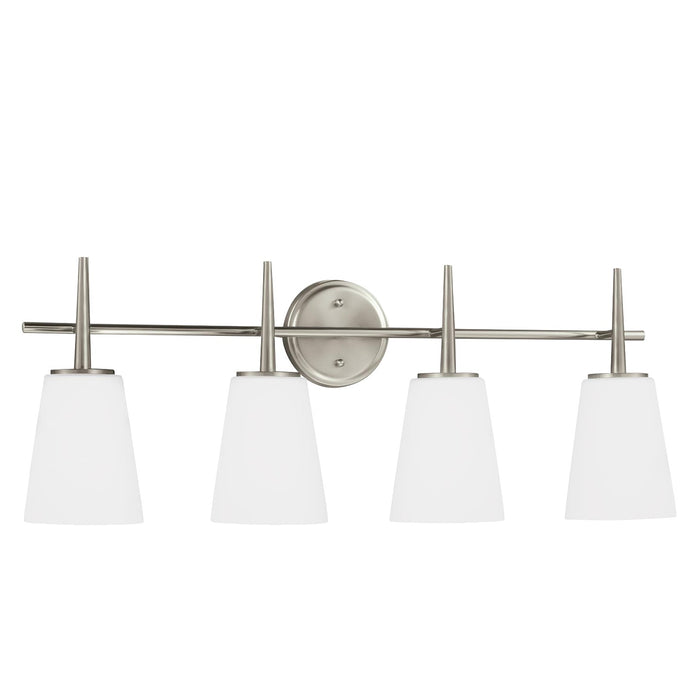 Generation Lighting 4440404EN3-962 Four Light Wall / Bath, Brushed Nickel