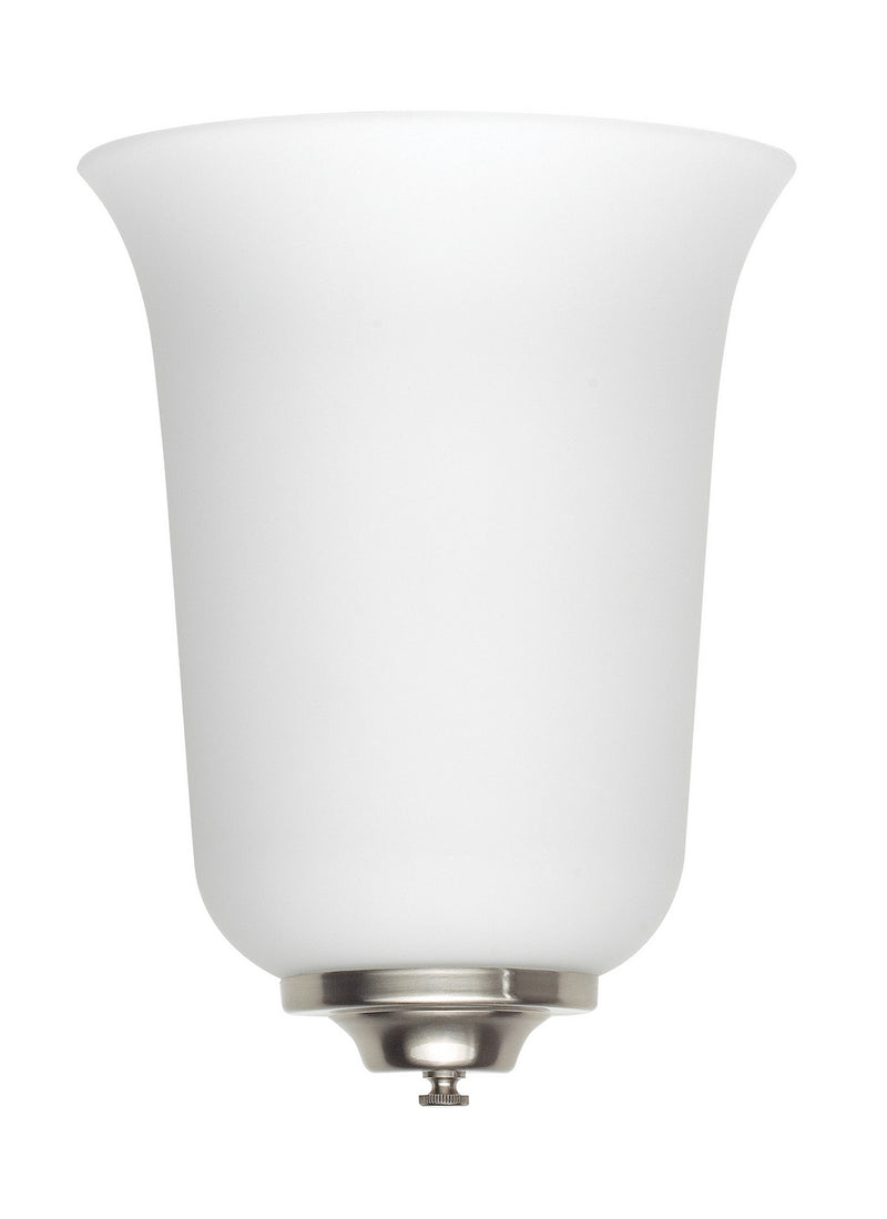 Generation Lighting 49119EN3-962 One Light Wall / Bath Sconce, Brushed Nickel