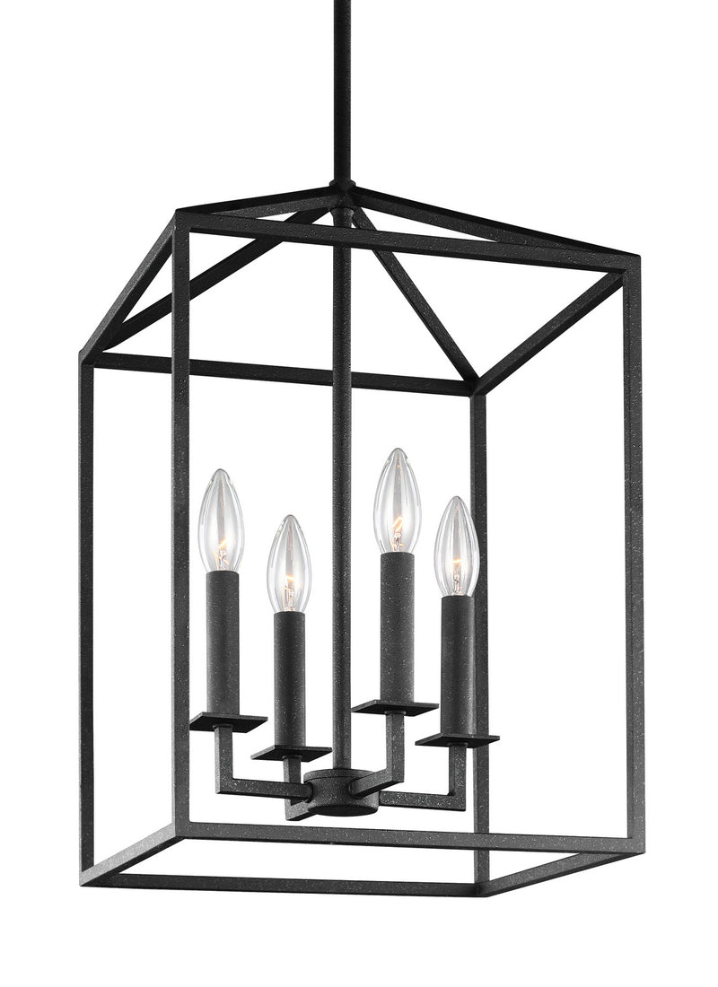 Generation Lighting 5115004EN-112 Four Light Hall / Foyer, Midnight Black