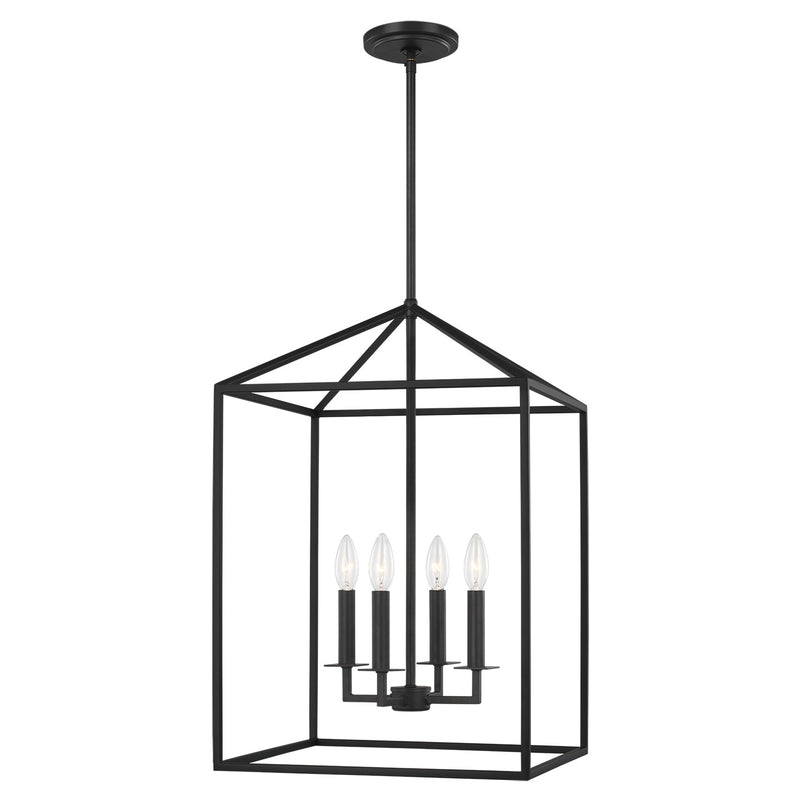 Generation Lighting 5115004EN-112 Four Light Hall / Foyer, Midnight Black