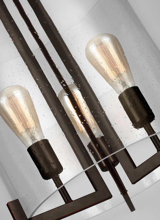 Generation Lighting 5126003-710 Three Light Hall / Foyer Pendant, Bronze