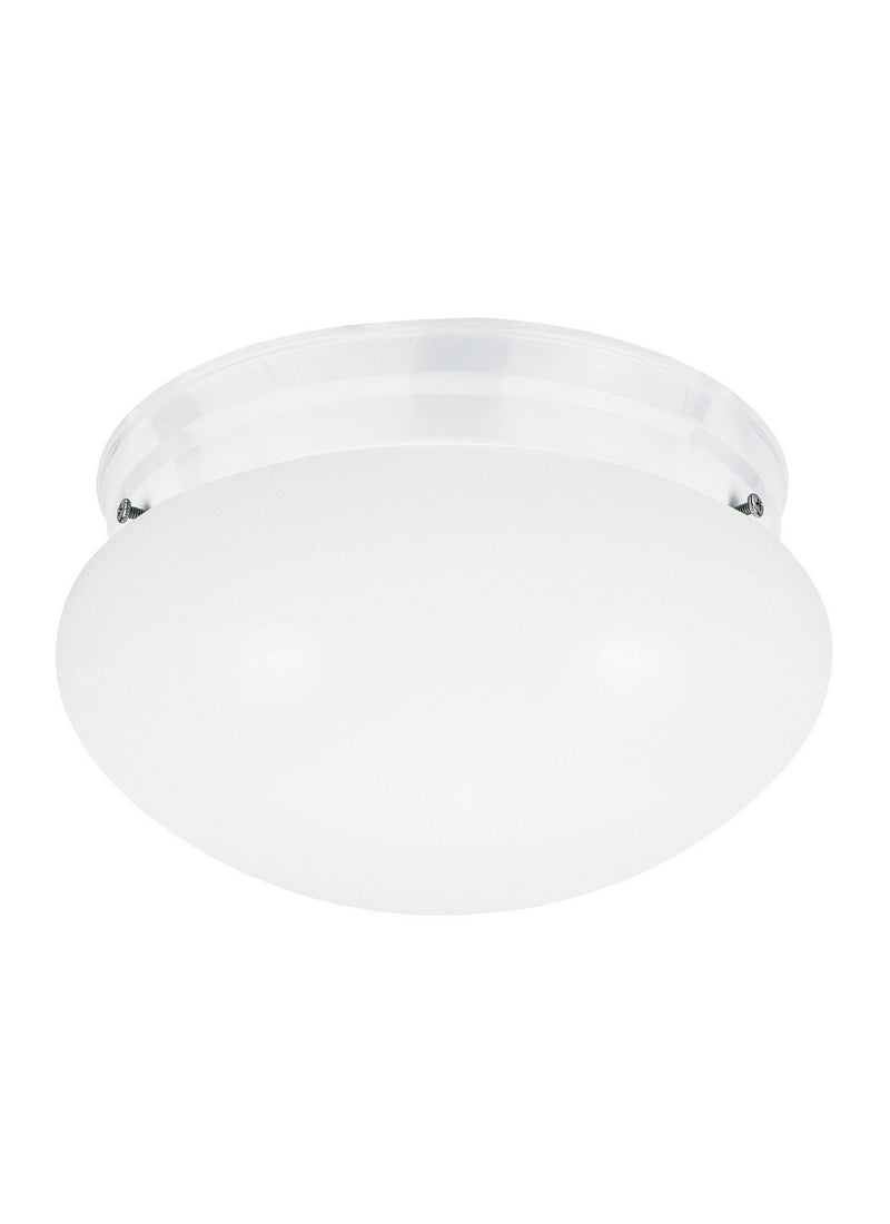 Generation Lighting 5326EN3-15 One Light Flush Mount, White