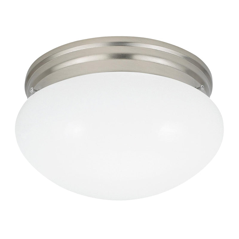 Generation Lighting 5328EN3-962 Two Light Flush Mount, Brushed Nickel