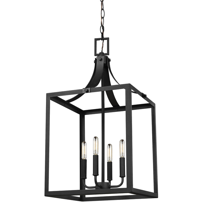 Generation Lighting 5340604EN-12 Four Light Hall / Foyer, Black