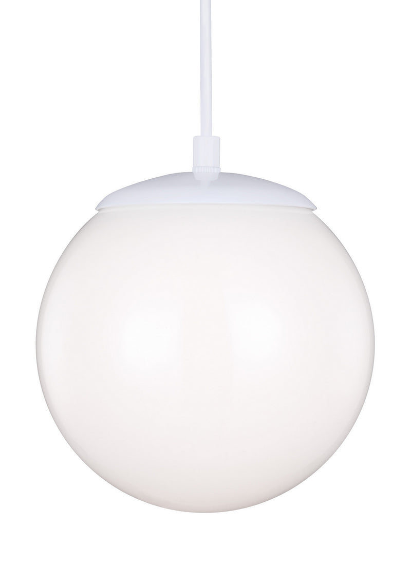 Visual Comfort Studio 6018EN3-15 One Light Pendant, White