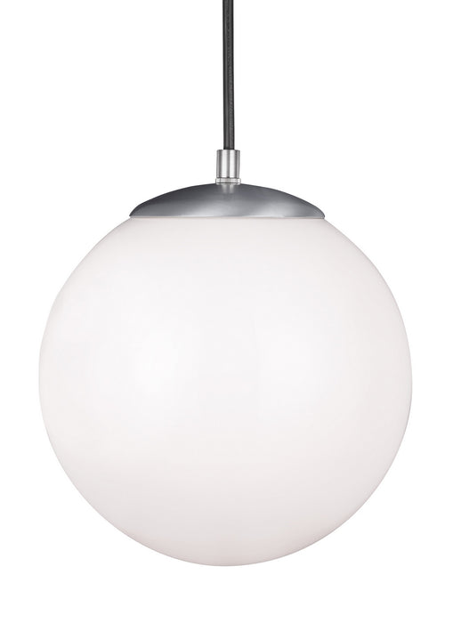 Visual Comfort Studio 6020EN3-04 One Light Pendant, Satin Aluminum