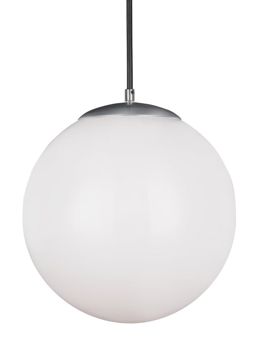Visual Comfort Studio 6024-04 One Light Pendant, Satin Aluminum