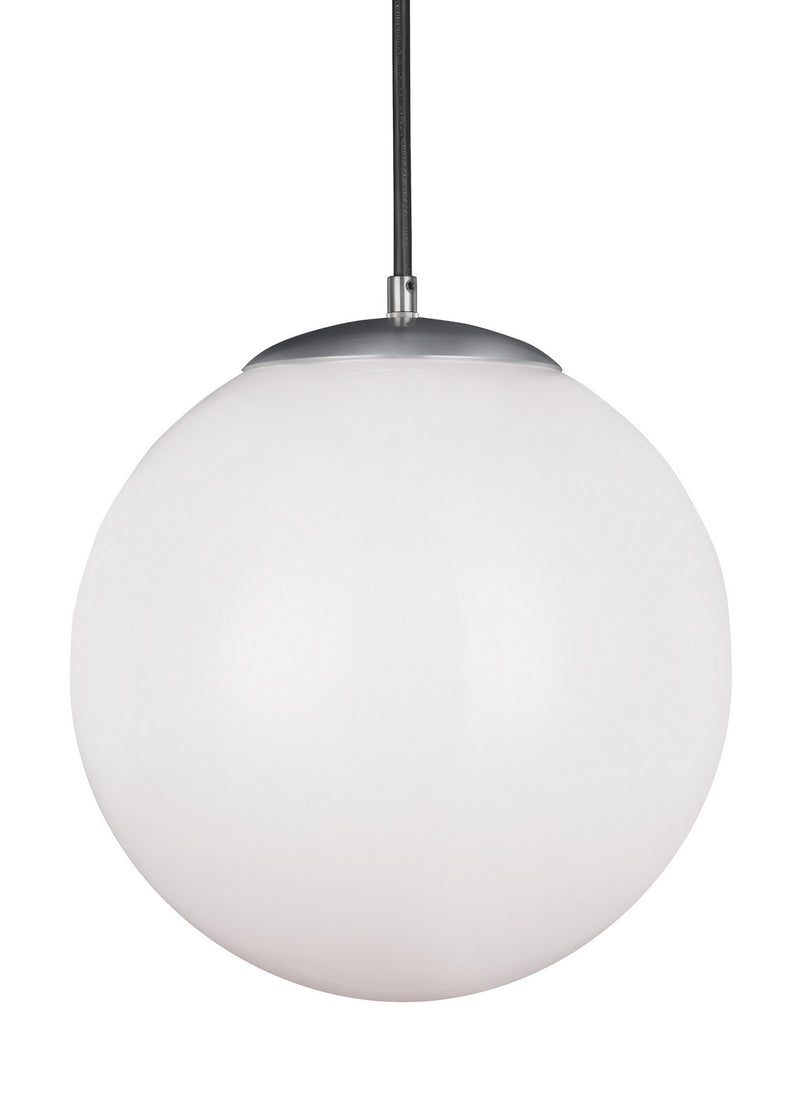 Visual Comfort Studio 6024EN3-04 One Light Pendant, Satin Aluminum
