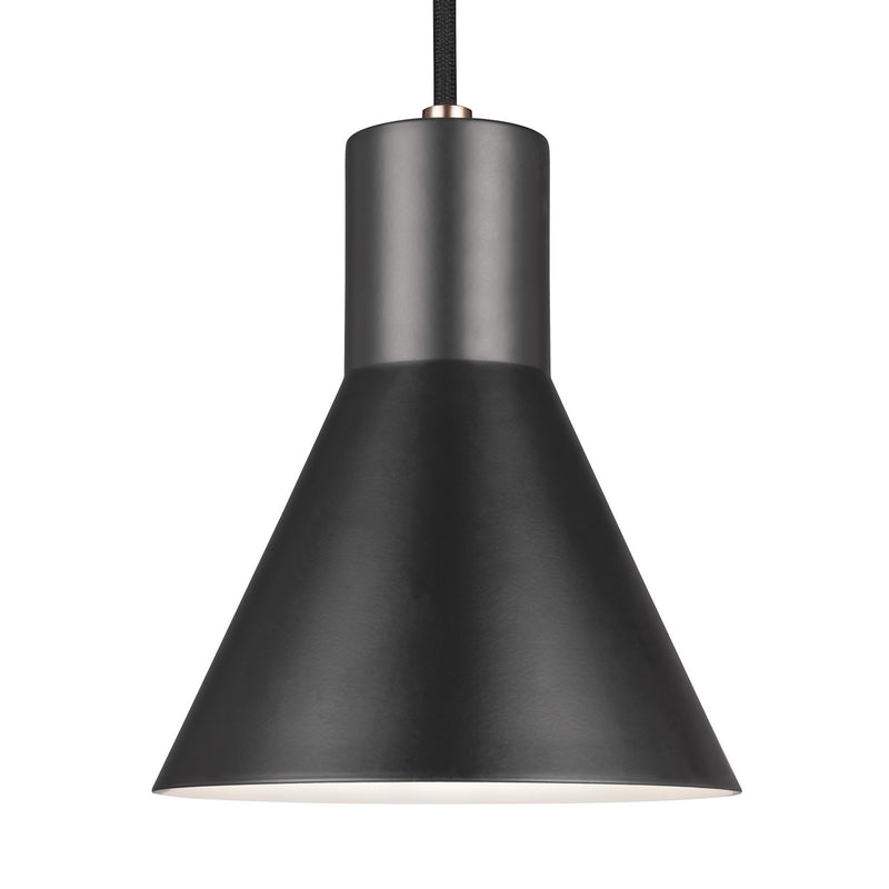 Generation Lighting 6141301-848 One Light Mini-Pendant, Satin Brass