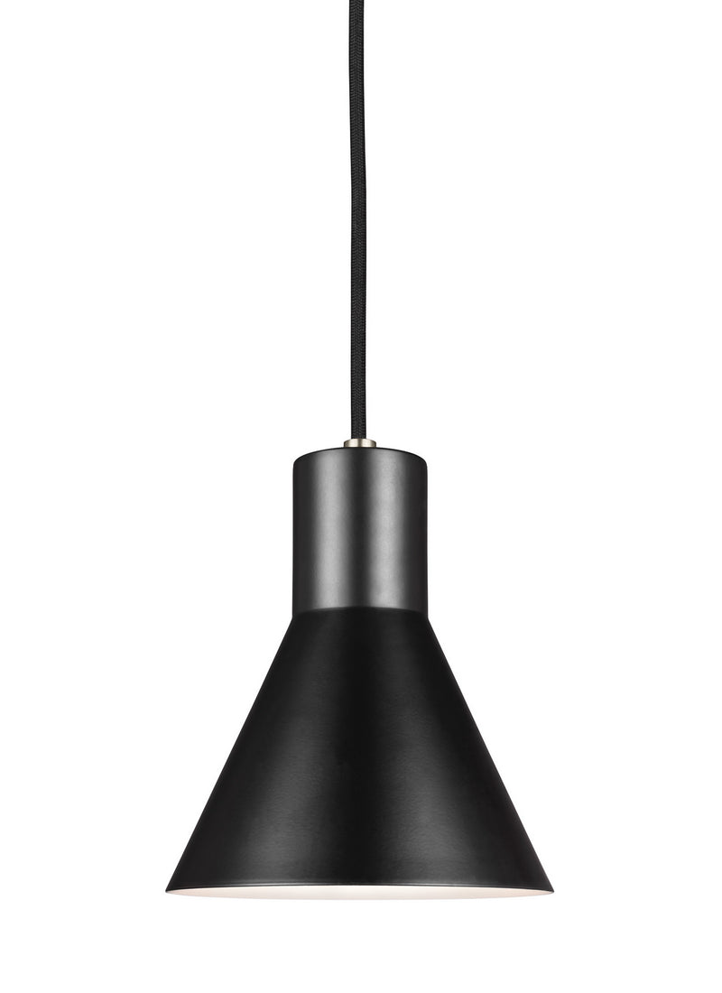 Generation Lighting 6141301EN3-962 One Light Mini-Pendant, Brushed Nickel
