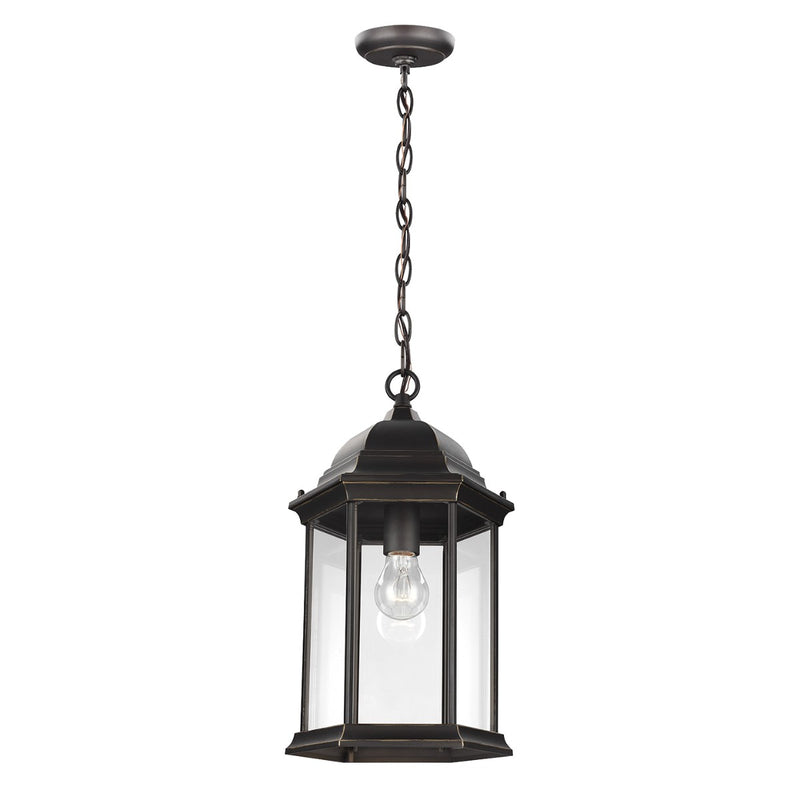 Generation Lighting 6238701-71 One Light Outdoor Pendant, Antique Bronze