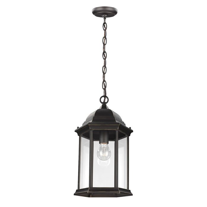 Generation Lighting 6238701-71 One Light Outdoor Pendant, Antique Bronze