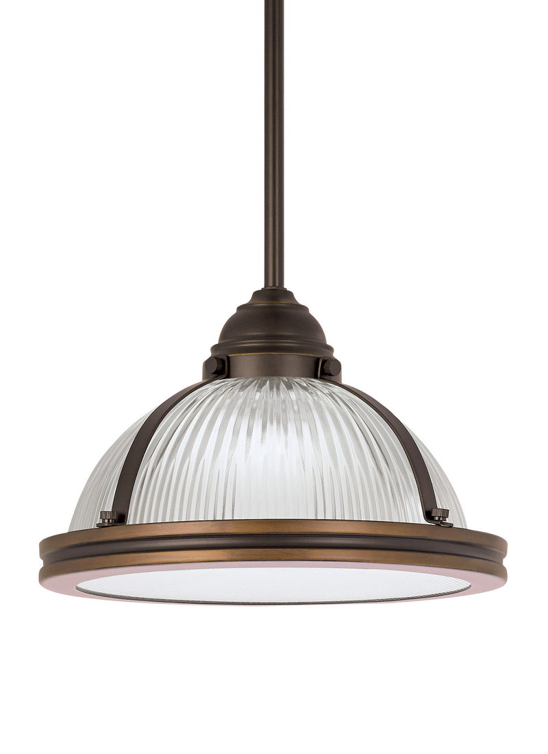 Generation Lighting 65060EN3-715 One Light Pendant, Autumn Bronze
