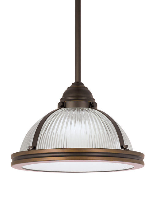 Generation Lighting 65060EN3-715 One Light Pendant, Autumn Bronze