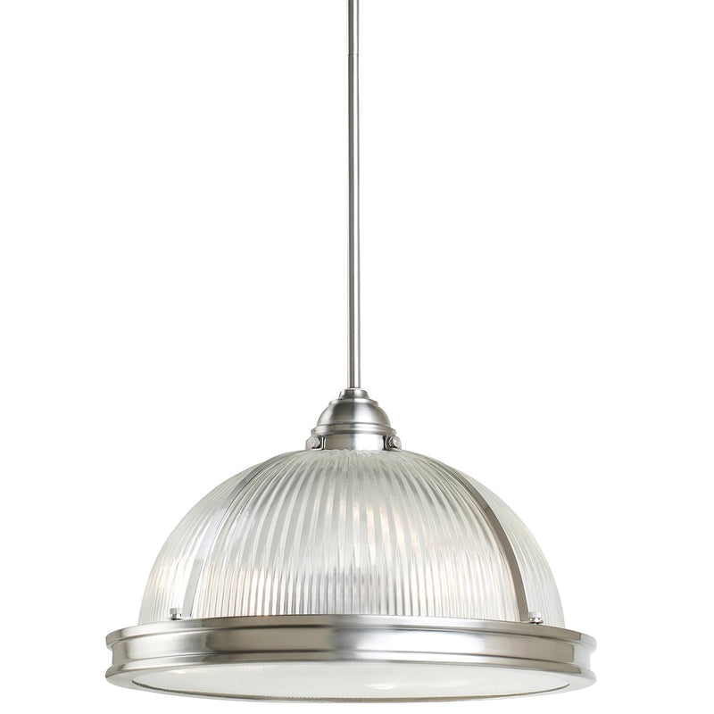 Generation Lighting 65062EN3-962 Three Light Pendant, Brushed Nickel