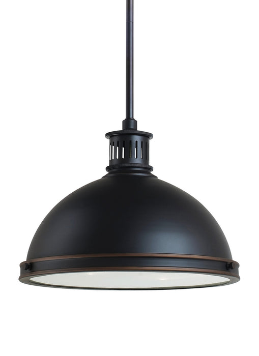 Generation Lighting 65086EN3-715 Two Light Pendant, Autumn Bronze
