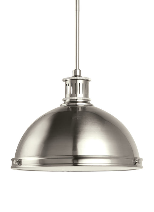 Generation Lighting 65086EN3-962 Two Light Pendant, Brushed Nickel