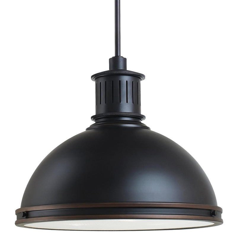 Generation Lighting 65087EN3-715 Three Light Pendant, Autumn Bronze