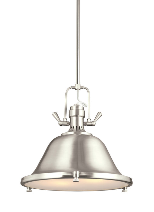 Generation Lighting 6514402EN3-962 Two Light Pendant, Brushed Nickel