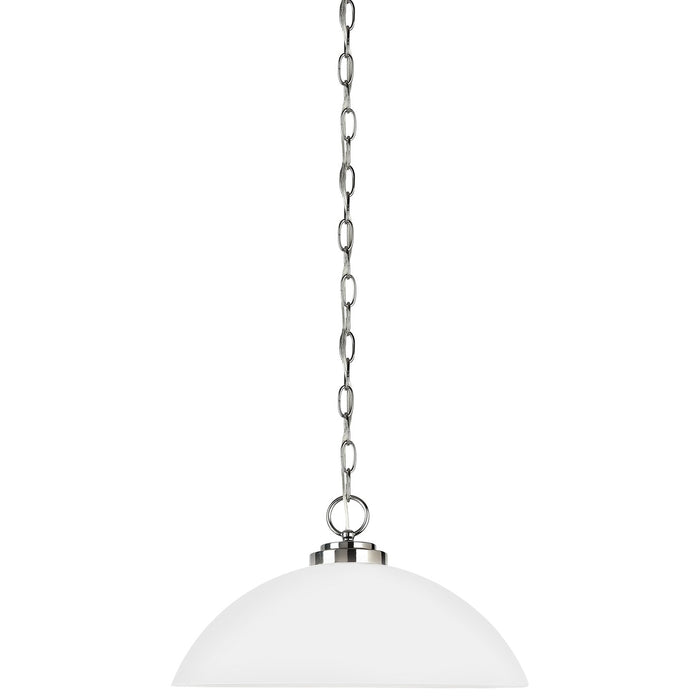 Generation Lighting 65160EN3-05 One Light Pendant, Chrome