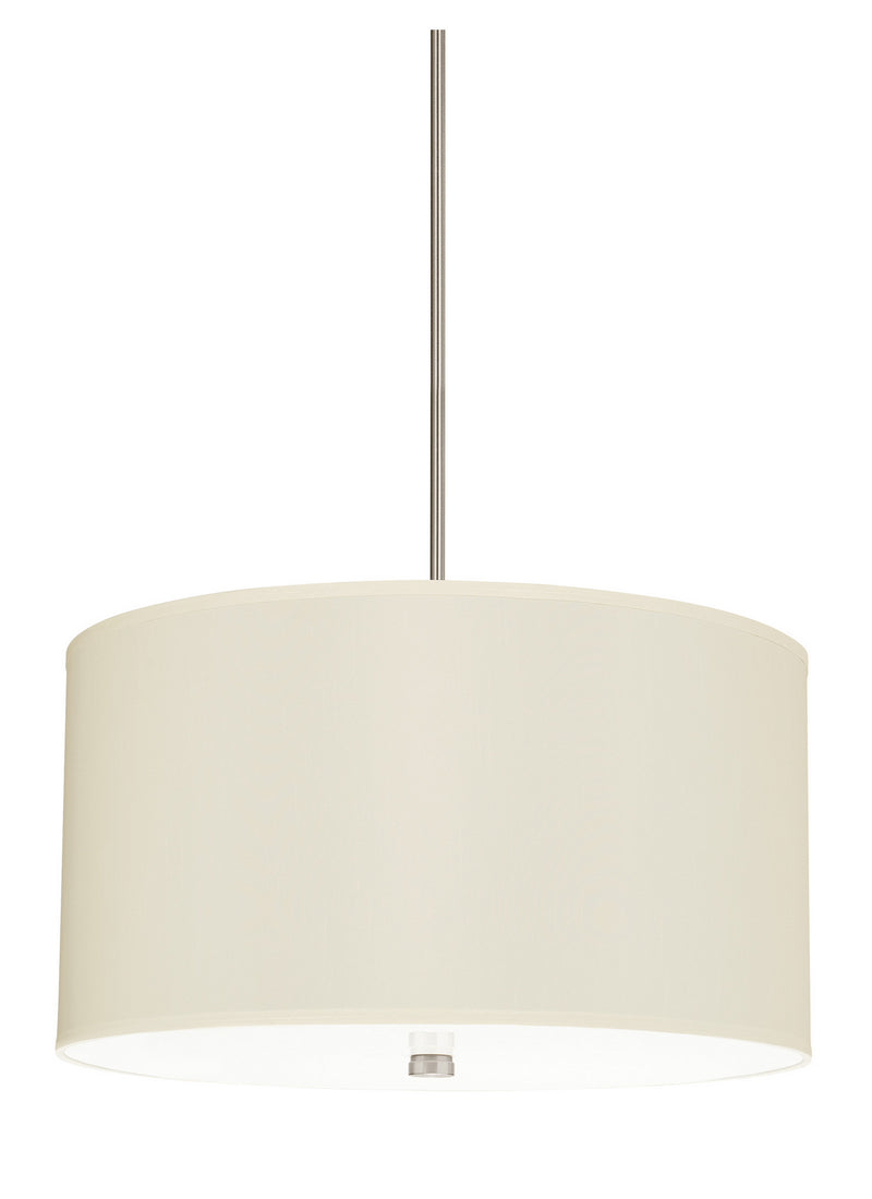 Visual Comfort Studio 65262EN3-962 Four Light Pendant, Brushed Nickel