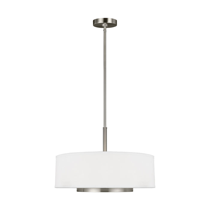 Generation Lighting 6628003EN3-962 Three Light Pendant, Brushed Nickel