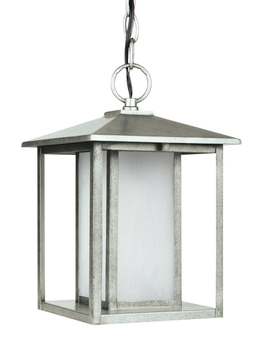 Generation Lighting 69029-57 One Light Outdoor Pendant, Weathered Pewter