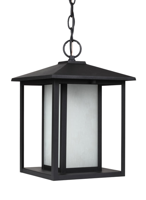 Generation Lighting 69029EN3-12 One Light Outdoor Pendant, Black