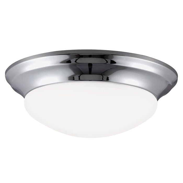 Generation Lighting 75434EN3-05 One Light Flush Mount, Chrome